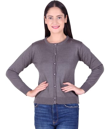 Ogarti Acrylic Grey Cardigans Dress