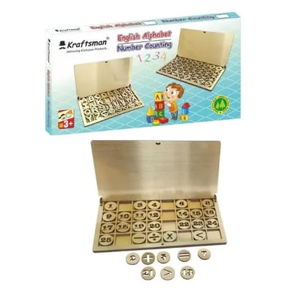 Wooden Portable Learning Game | Educational Toys | Montessori Games (Maths Number Counting)