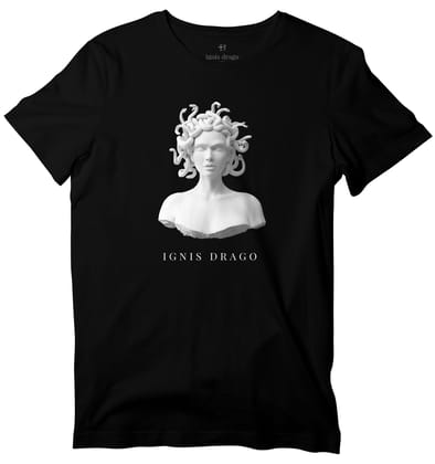 Ignis Drago Medusa T-shirt-36 - XS / Black