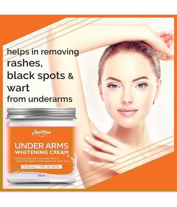 Aromine Underarm Whitening Cream For Dark Underarms Spot Removal- Hand Cream 100 mL