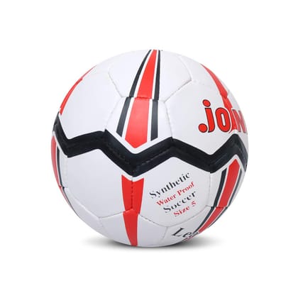 JJ Jonex Leader Football Size 5, White