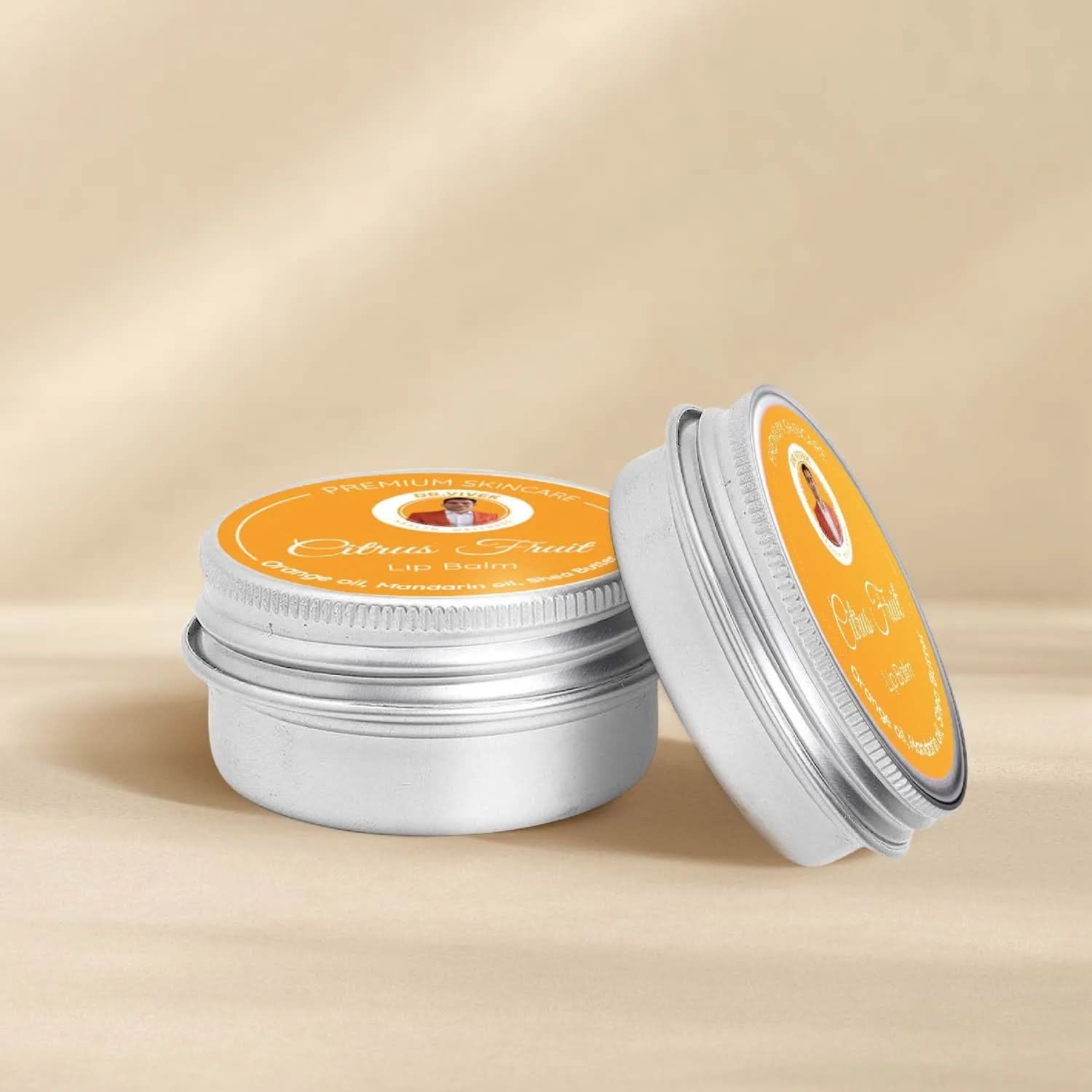 CITRUS FRUIT LIP BALM: Ayurveda’s Wisdom for Naturally Soft Lips-8 gms / in