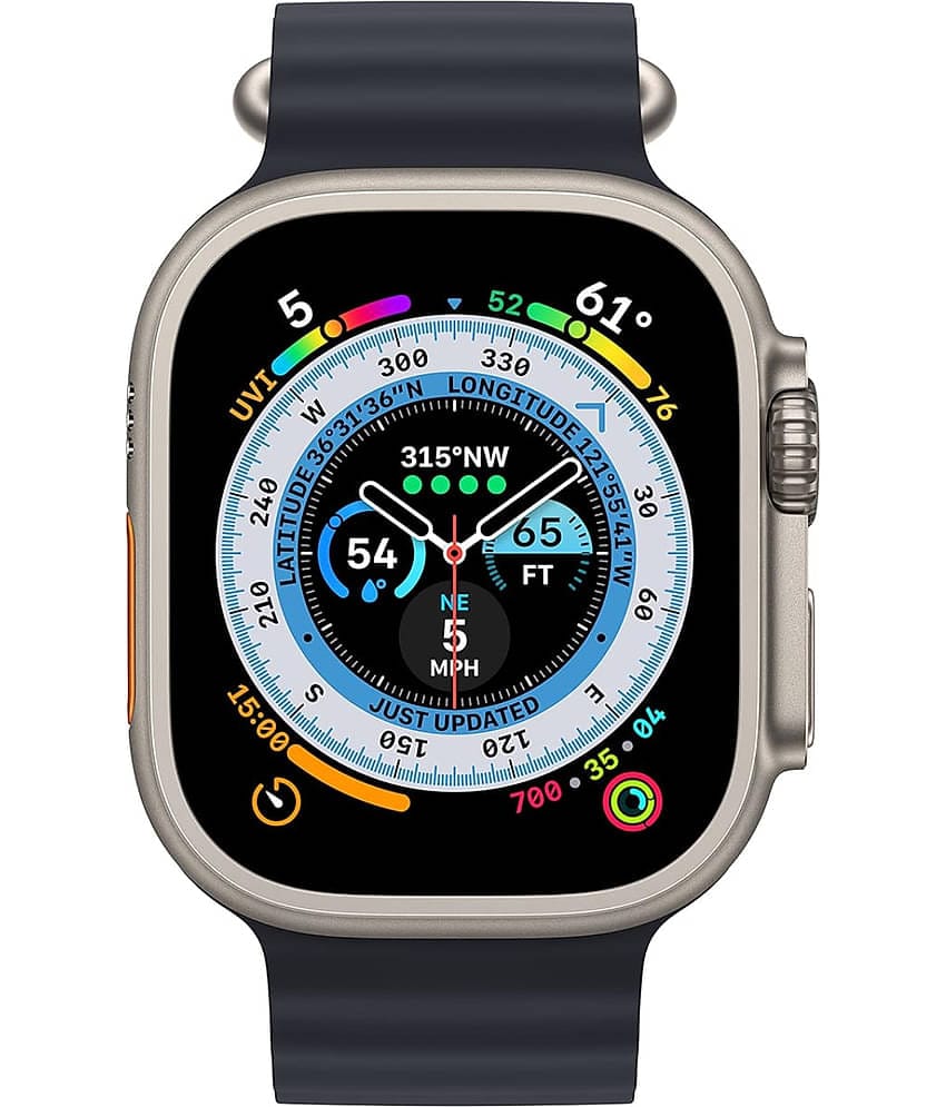 VEhop Ultra Watch with BT Calling, HD Display Black Smart Watch