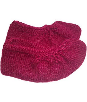 KC Store - Black Woollen  Women's Ankle Length Socks ( Pack of 1 )