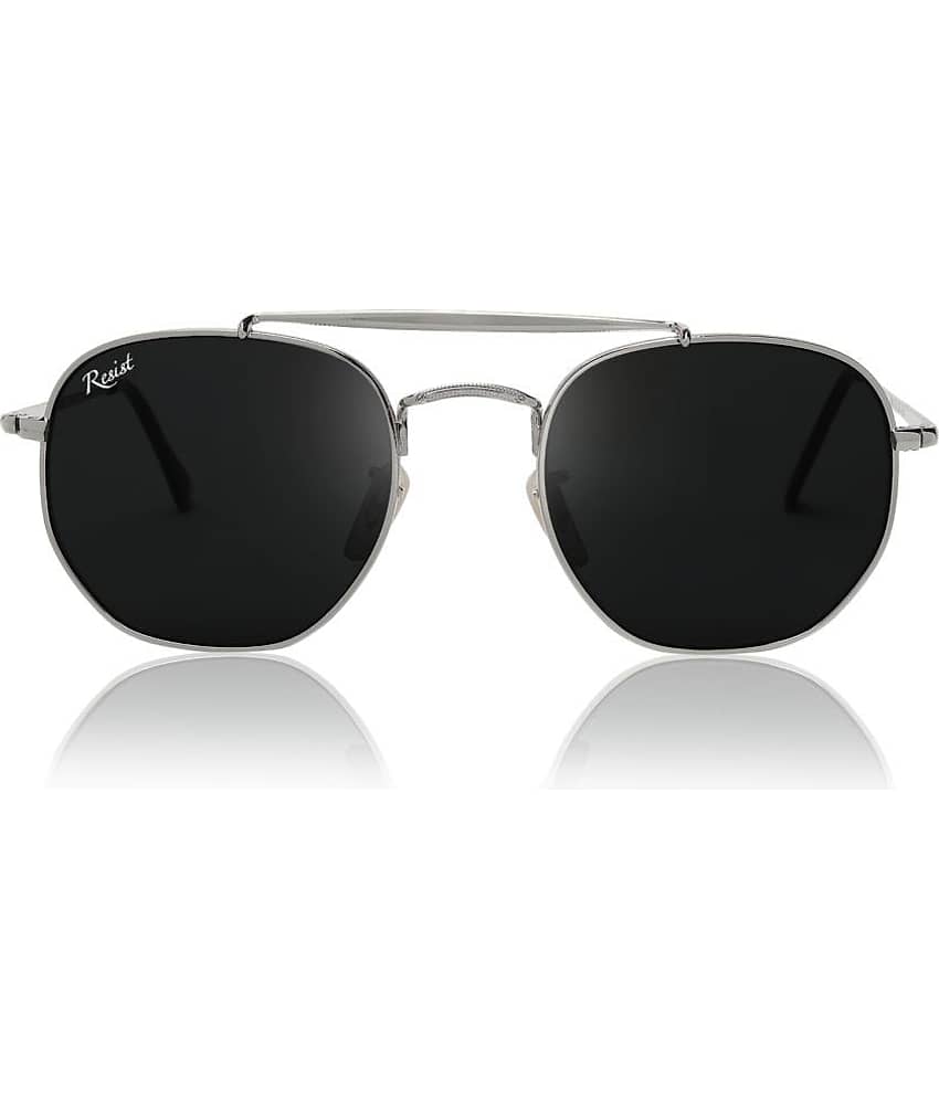 RESIST EYEWEAR Silver Round Sunglasses ( Pack of 1 )