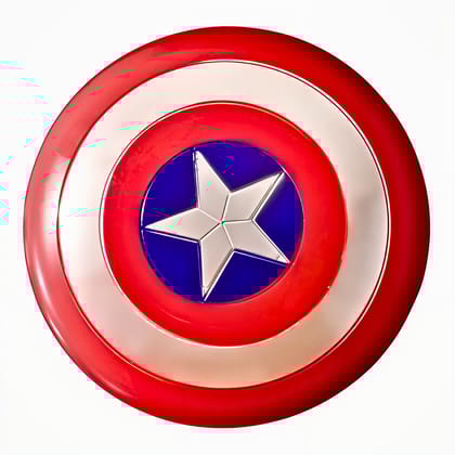 Capt U.S Superhero Circular Shield w/ Body Strap - 16inches - 1PC