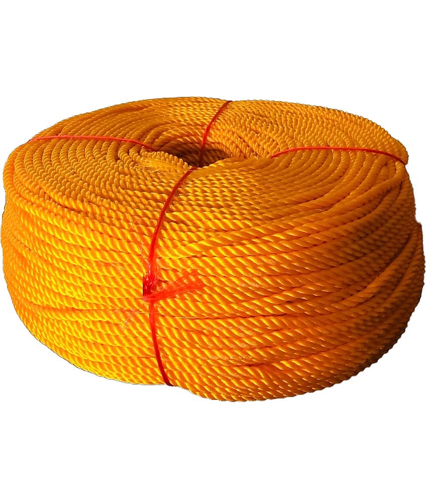 SHOP BY ROOM Nylon Outdoor Laundry Clothesline Rope for Drying Clothes (Multi) - 50 Meter