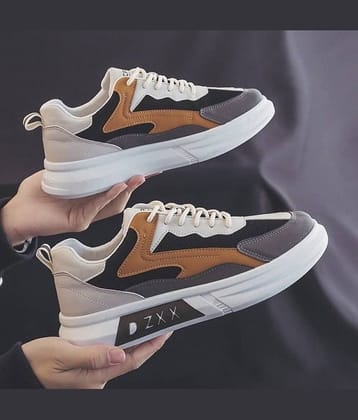 ROBBIE JONES Casual Sneaker  Shoes Brown Men's