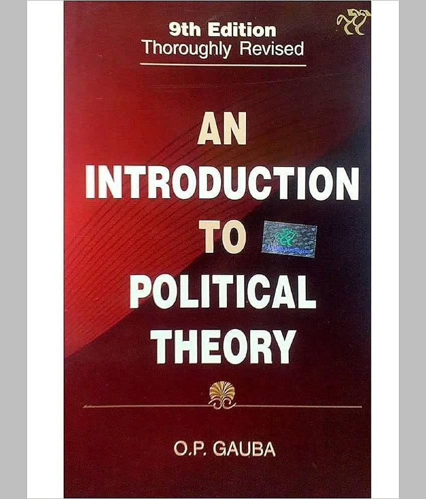 AN INTRODUCTION TO POLITICAL THEORY BY O.P GAUBA PAPERBACK ENGLISH EDITION 2023 Paperback – 1 January 2023