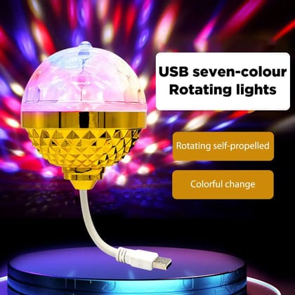 LED Disco Light Bulb  Multicolor Rotating Party Light for Home, Bedroom, Hall, Stage, Dancing, and Birthday Celebrations  Decorative LED Bulb for Festive Ambience