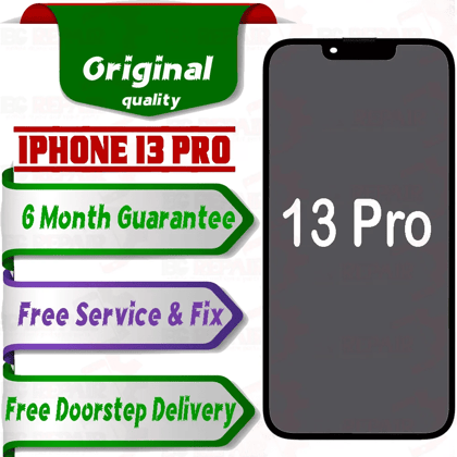 Apple iPhone 13 Pro  (display glass combo folder) Mobile Display LCD Screen With Touch.White