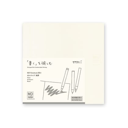 MD Notebook Thick A5 Square - Blank