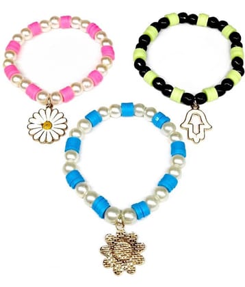 DAIVYA WELLNESS - Multicolor Bracelet ( Pack of 3 )