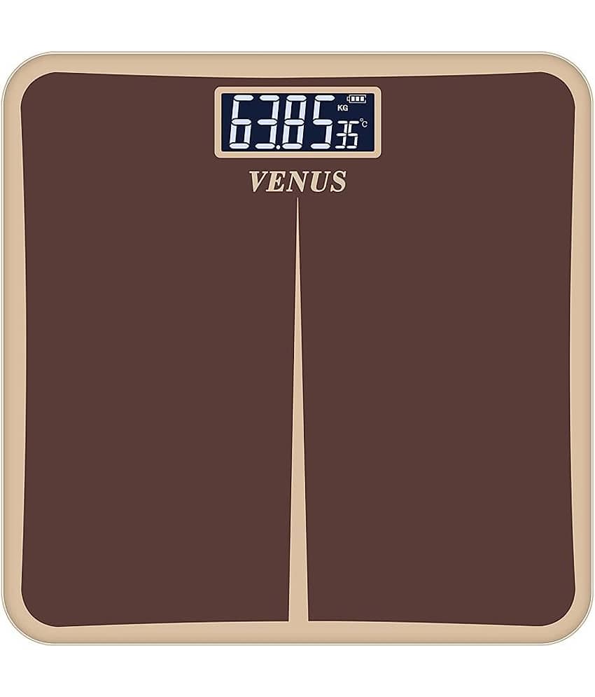 Venus Electronic Digital LCD Body Weighing Scales EPS-8199-New-Brown