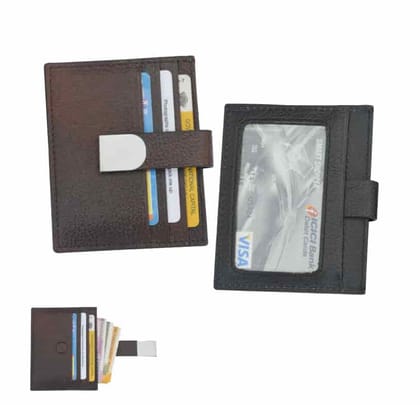 GOWMA CARD HOLDER BL/BLK/COFFEE/LB/PURPLE