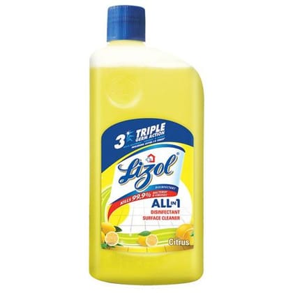 Lizol Disinfectant Surface & Floor Cleaner Liquid,Citrus,1L Lizol Disinfectant Surface & Floor Cleaner Liquid,Citrus,1L