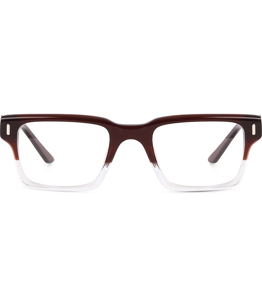 Peter Jones Brown Rectangular Eyeglass Frame ( Pack of 1 )