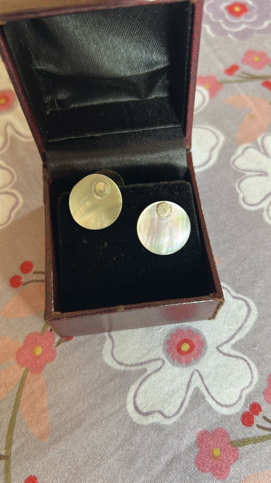 Silver and MOP Studs