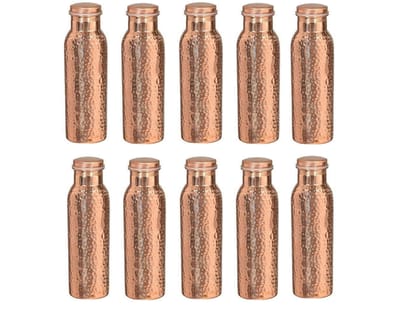 Imago Hammered Copper Bottle 1L (Pack of 10)