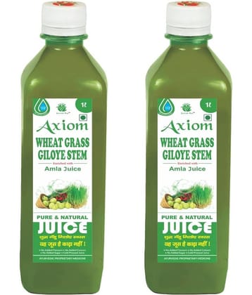 Jeevan Ras Wheat Grass & Giloye Stem Swaras Herbal Juice (1 ltr) Pack of 2 | 100% Natural WHO-GLP,GMP,ISO Certified Product