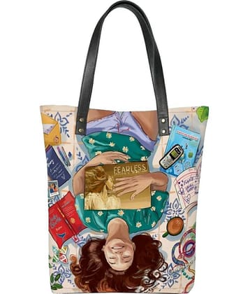 Lychee Bags - Multicolor Canvas Tote Bag