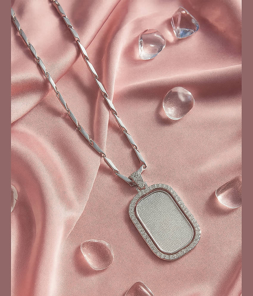 JIPPA Silver Pendant ( Pack of 1 )