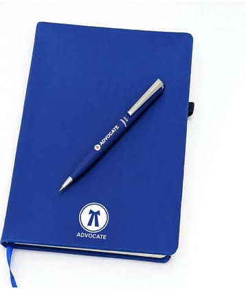 UJJi Advocate Gifts with Blue Metal Pen & A5 Notebook Set