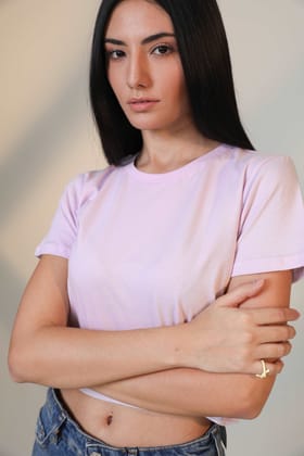 Crop Top- Lavender-XS