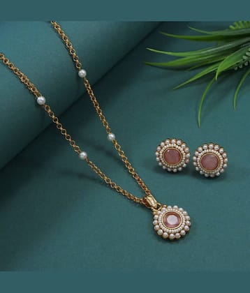 Padmavati Bangles White Pendant set ( Pack of 1 ) Padmavati Bangles White Pendant set ( Pack of 1 )