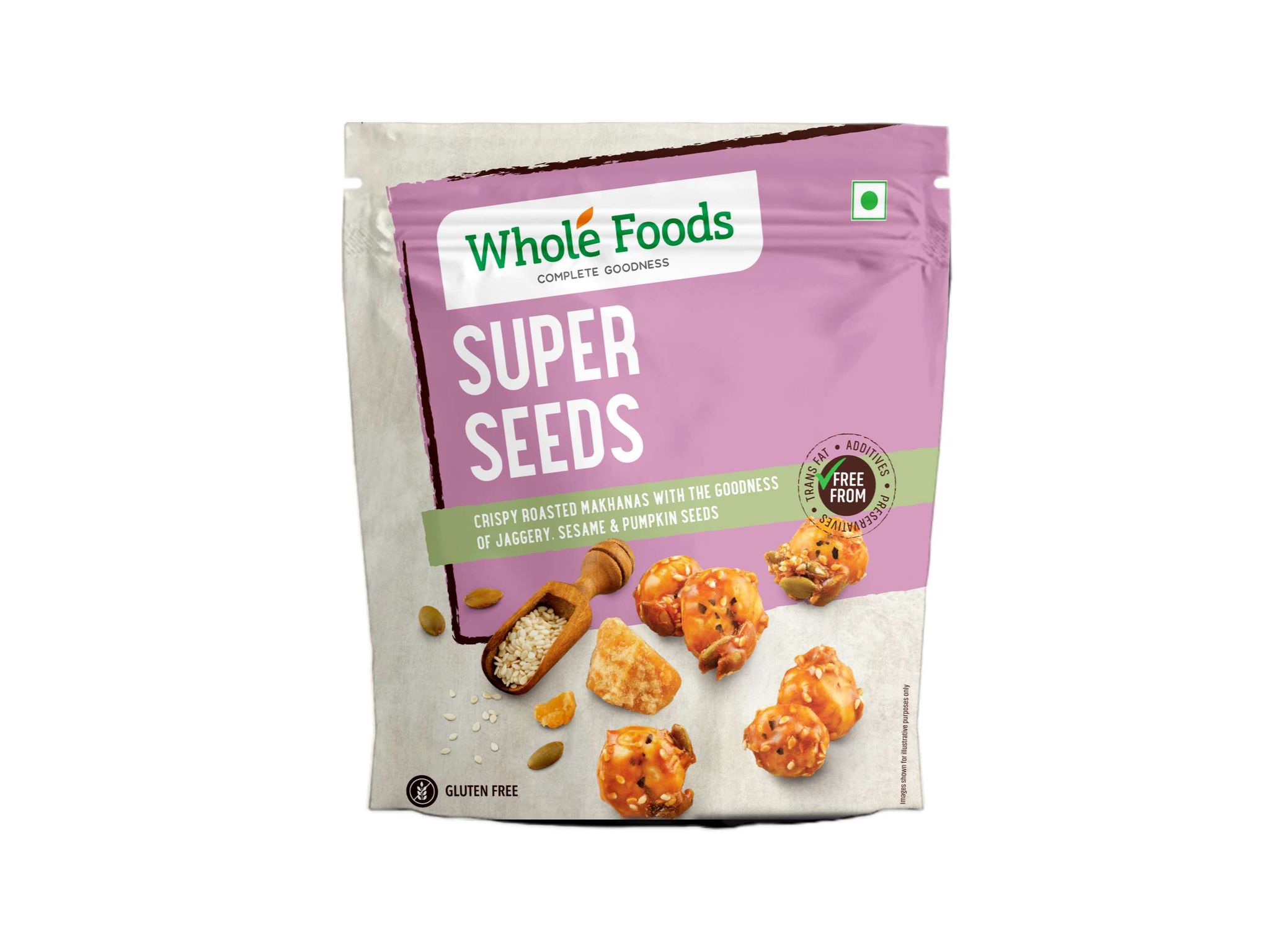 Whole Foods Crispy Roasted Makhanas | Super Seeds - 70G