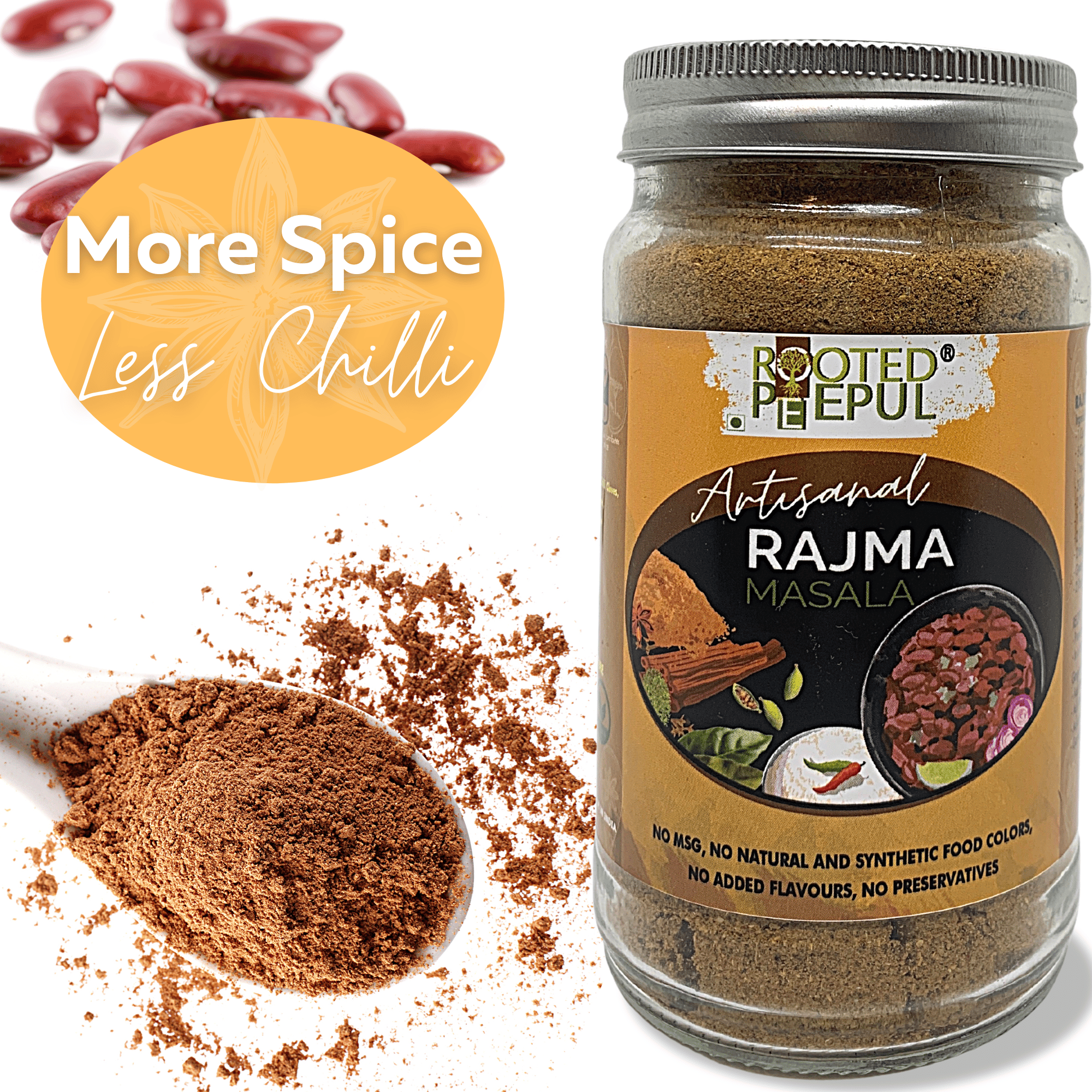 Artisanal Rajma Masala | More Spice Less Chilli  | 100% Natural-200 g
