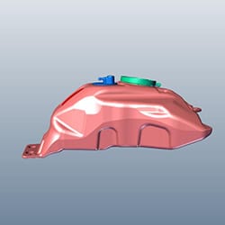 Hero Genuine Fuel Tank Assembly for Xtreme 160 | OEM Fit | Durable Construction | Reliable Fuel Storage | Enhanced Performance | Easy Installation- 17520ABZB00S