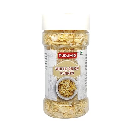 Puramio White Onion Flakes Sprinkler (100% Natural), 300 gm