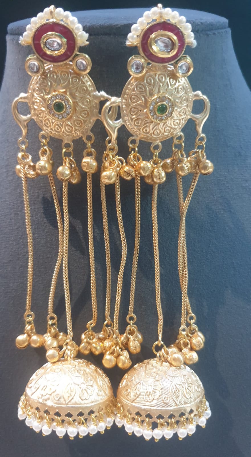 Handcrafted earring in Kashmiri style