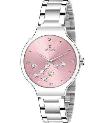 EDINARO - Silver Stainless Steel Analog Womens Watch