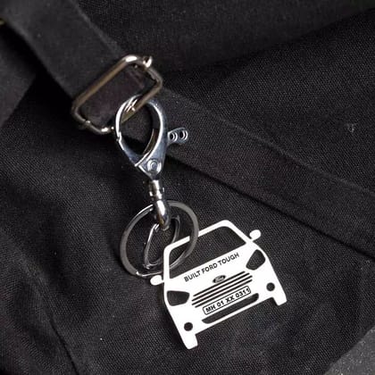 Ford Aspire Keychain-Front View / Silver