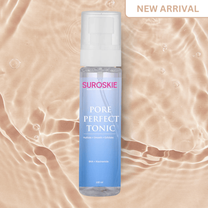 Suroskie Pore Perfect Tonic - Niacinamide Face Toner with BHA Extract - Prevent Acne Breakout , Minimizes Pores & Blackheads, For Oily & Acne Prone Skin (100ML)-Single | ₹649