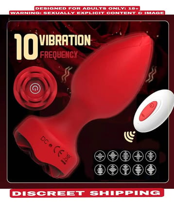 Powerful 10 Vibration Usb Rechargable Remote Control Vibrating Anal Plug For Men And Women By Kamahouse