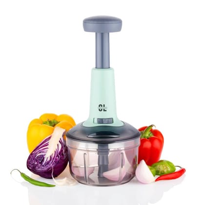 Craftlayout Hand Press Push Vegetables Chopper 650 Ml