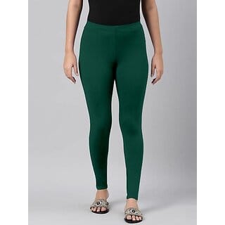 SHE PURE LUXURY WEAR Ankle Length  Ethnic Wear Legging  (Green, Solid)