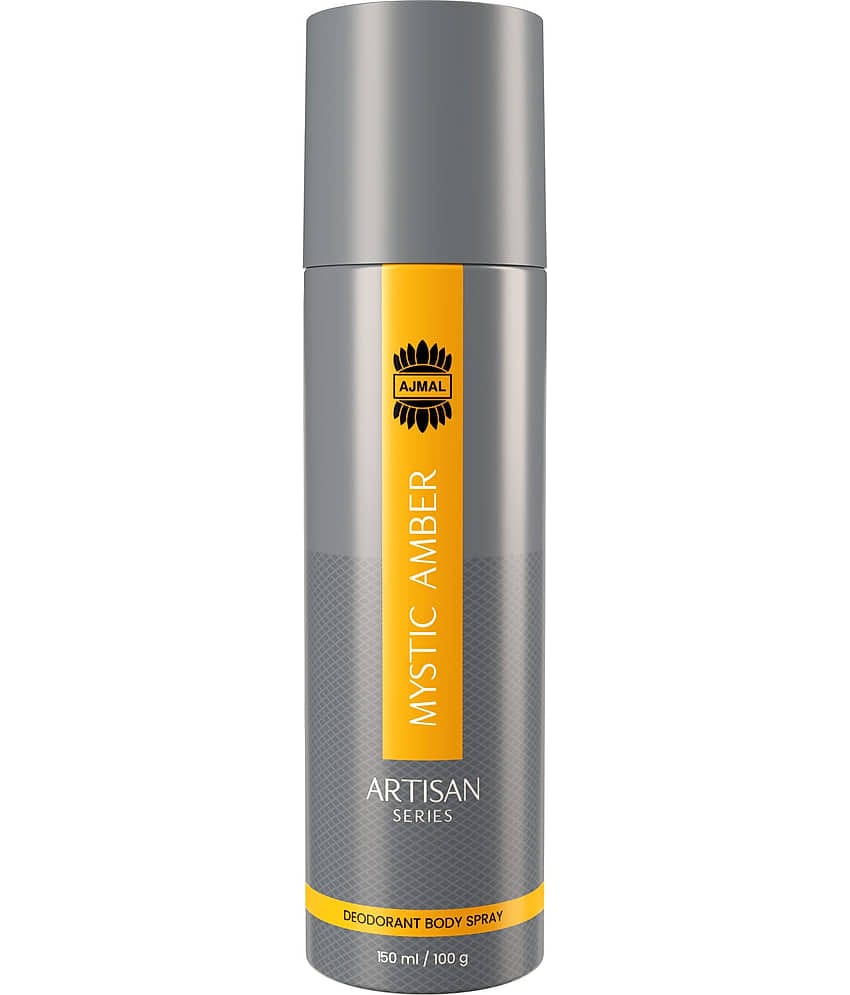 Ajmal Artisan Mystic Amber Deodorant Perfume 150ML Long Lasting Gift For Men And Women Pack of 1