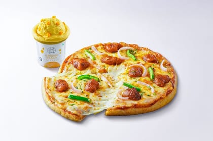 Mother's Day Special Non-Veg Pizza And Ice-Cream Combo