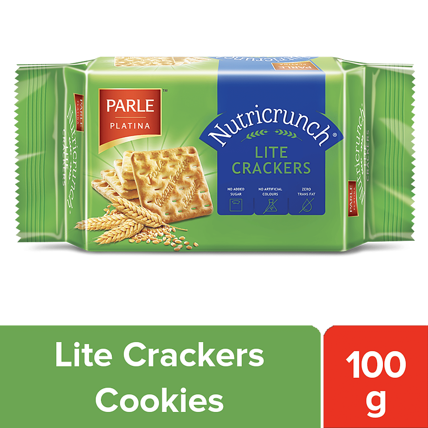 Parle Platina - Nutricrunch Lite Cracker, 100 g Pouch
