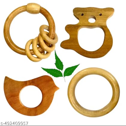 Shreeja Shilpcraft Baby Rattle & Teether Combo  Engaging & Safe for Tiny Hands