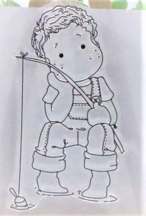 Clear Stamps Imported - Fishing Champ 9cm*6cm