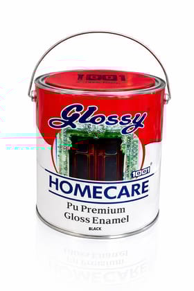 1001 Homecare PU Premium High Gloss Enamel Paint | High Gloss Finish | PU Finish | Fade Resistant I Wall Paint I Metal Paint - Black, 4 Ltr. 1001 Homecare PU Premium High Gloss Enamel Paint | High Gloss Finish | PU Finish | Fade Resistant I Wall Paint I Metal Paint - Black, 4 Ltr.
