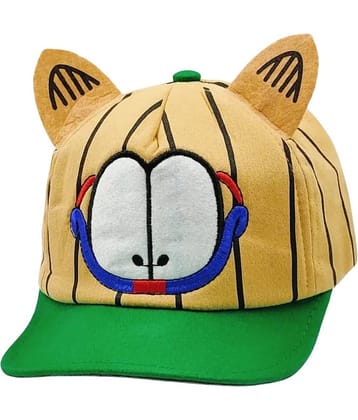 Zacharias Girl's Kids Cotton Cap kc-08-Beige  (Pack of 1) (1-4 Years)