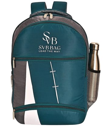 SVB BAG Sea Green Polyester Backpack ( 35 Ltrs ) - Sea Green