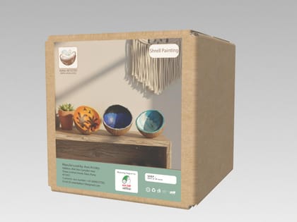 Coconut Shrell Painting 1 piece each