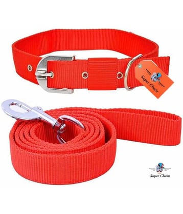 super chain - Blue Combo (Collar Belt and Leash) ( Large )